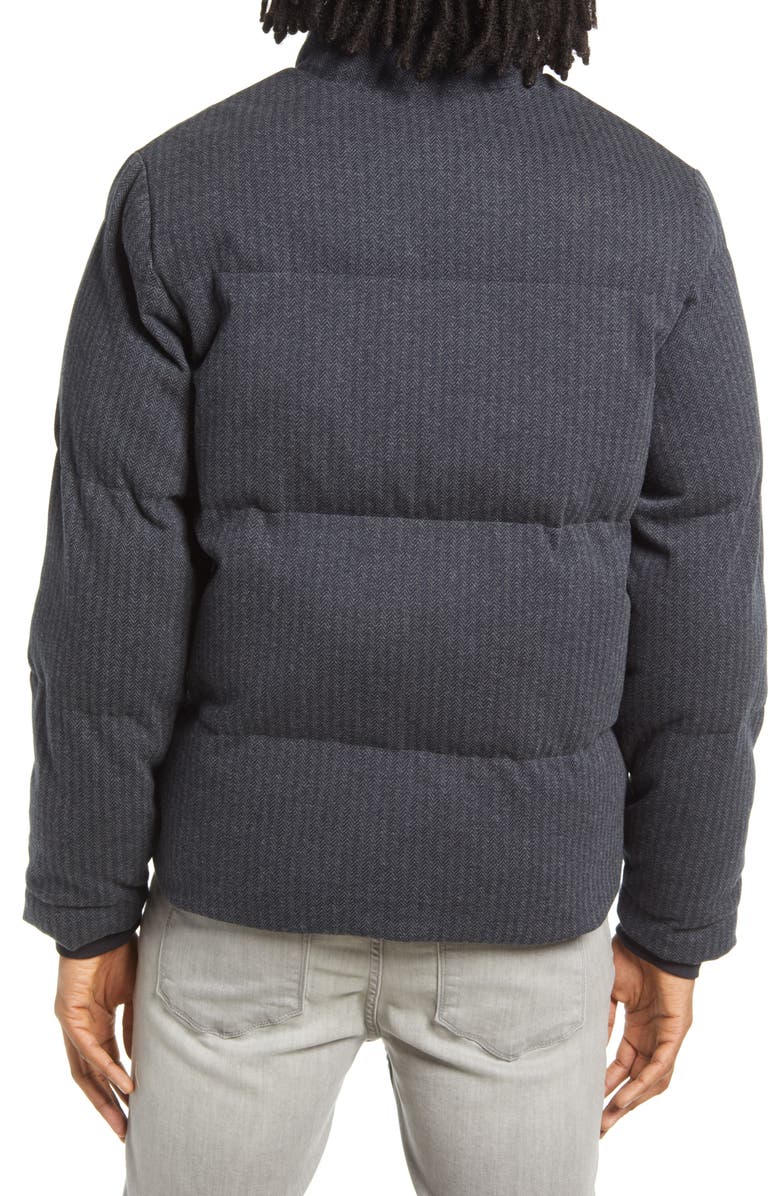 Vince Herringbone Quilted Puffer Jacket, Alternate, color,