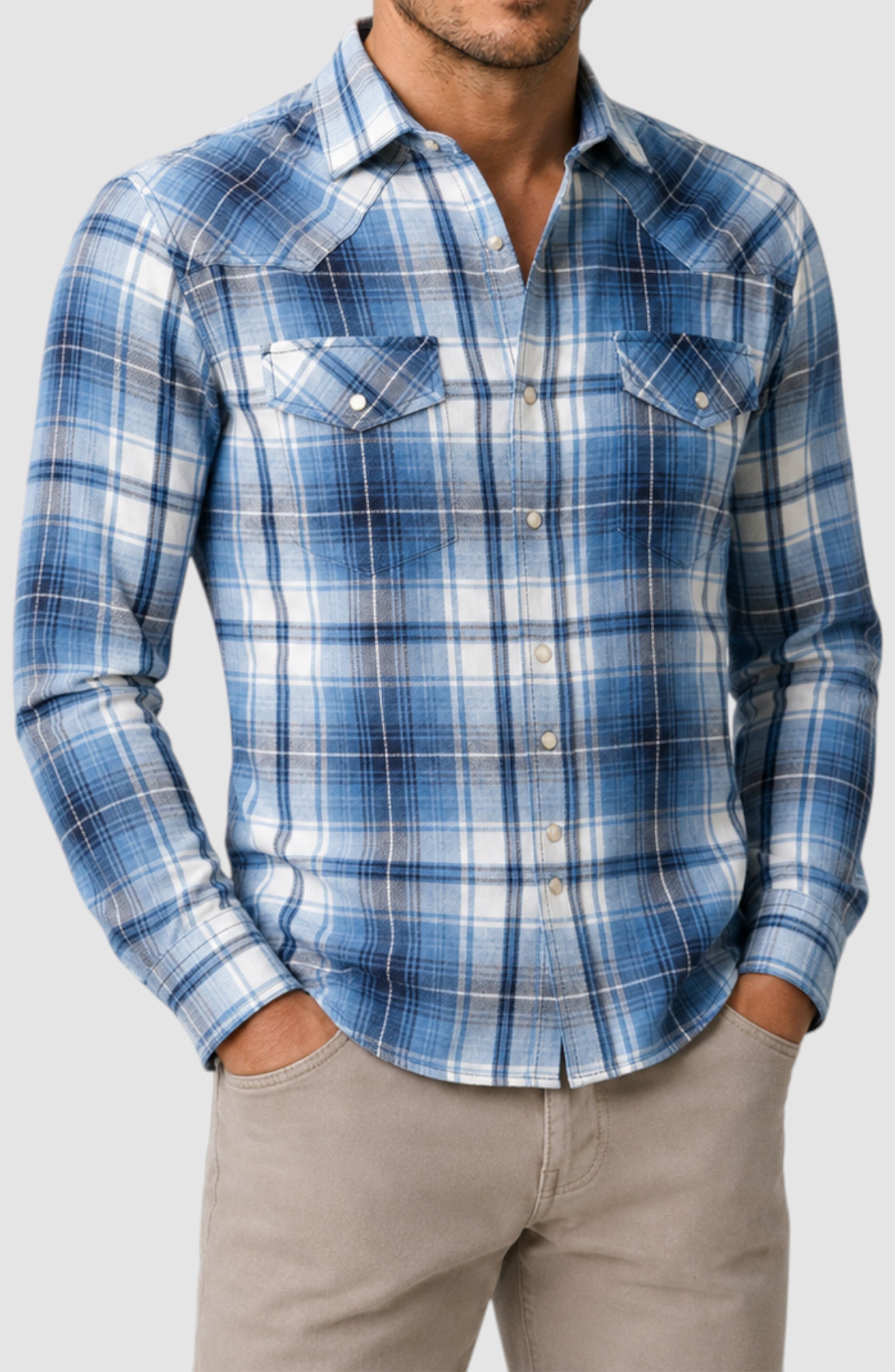 Sierra Plaid Cotton Shirt