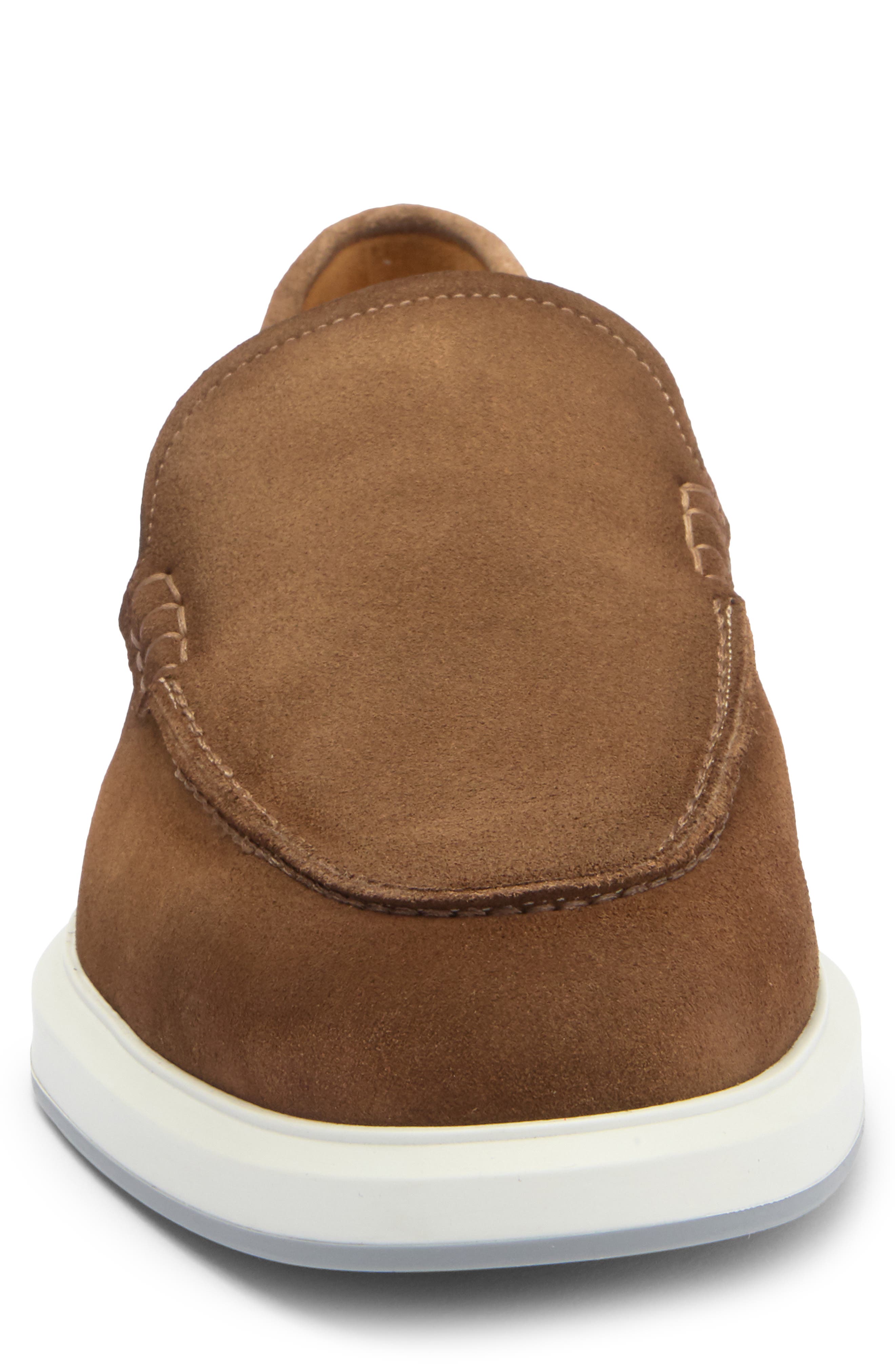 Magnanni Orion Suede Slip-On Sneaker, Alternate, color, Taupe Suede