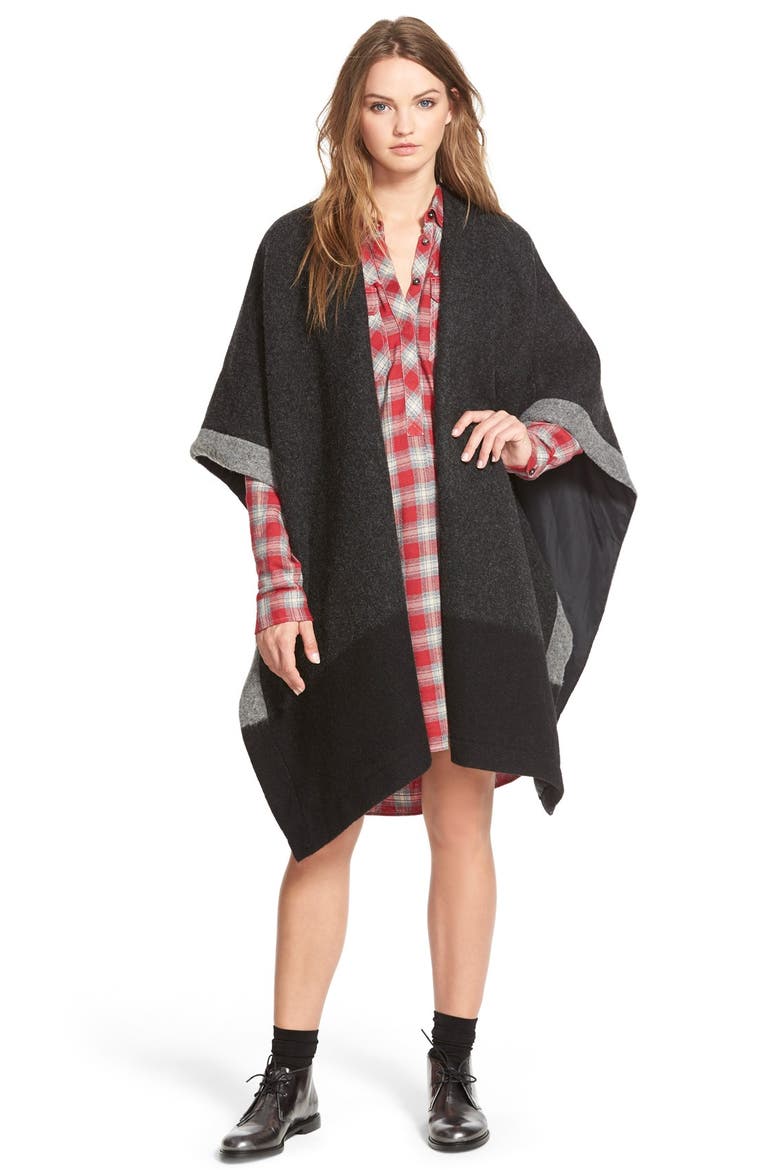 Plaid Shirtdress, Alternate, color, GEOMETRIC BRICK