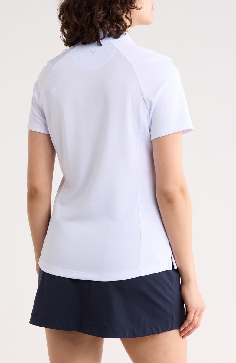 Callaway Essential Solid Knit Golf Polo, Alternate, color, Brilliant White