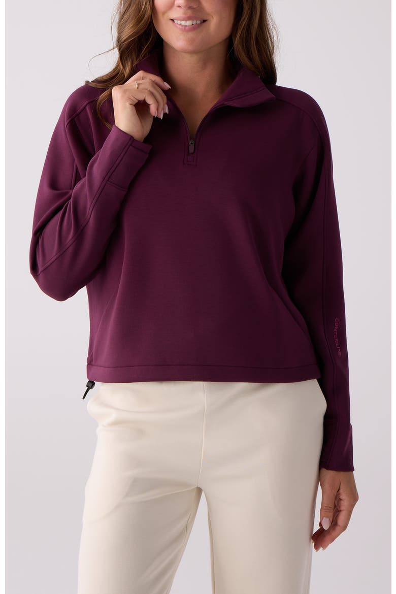 Women's Après Quarter Zip, Main, color, Mulberry