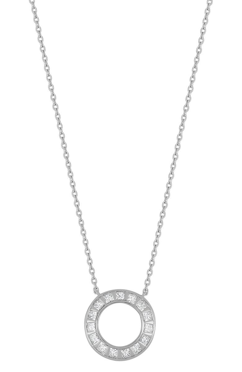 Bony Levy Circle of Life Diamond Pendant Necklace, Main, color, 18K White Gold