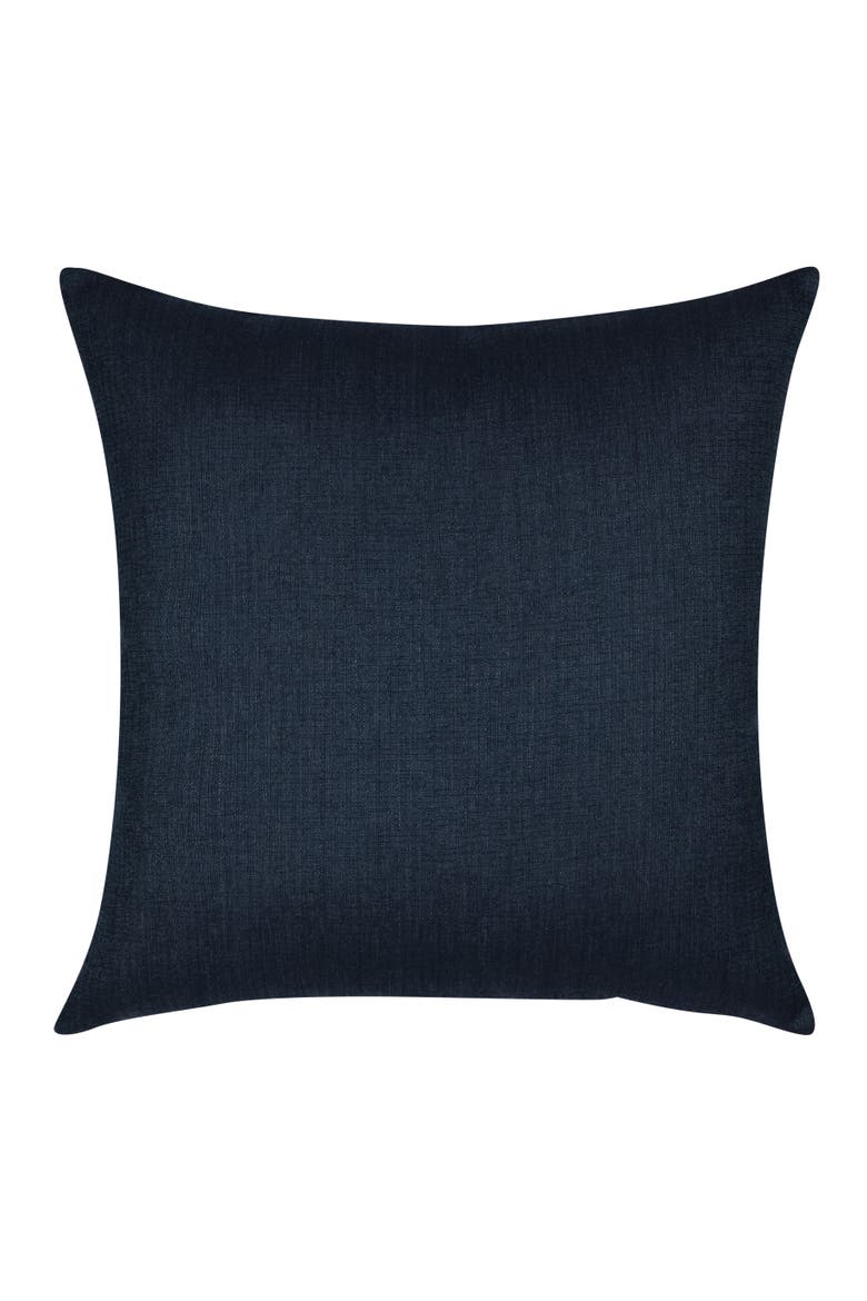Denim Days Hand Embroidered Indoor & Outdoor Woven Accent Pillow, Alternate, color, Denim