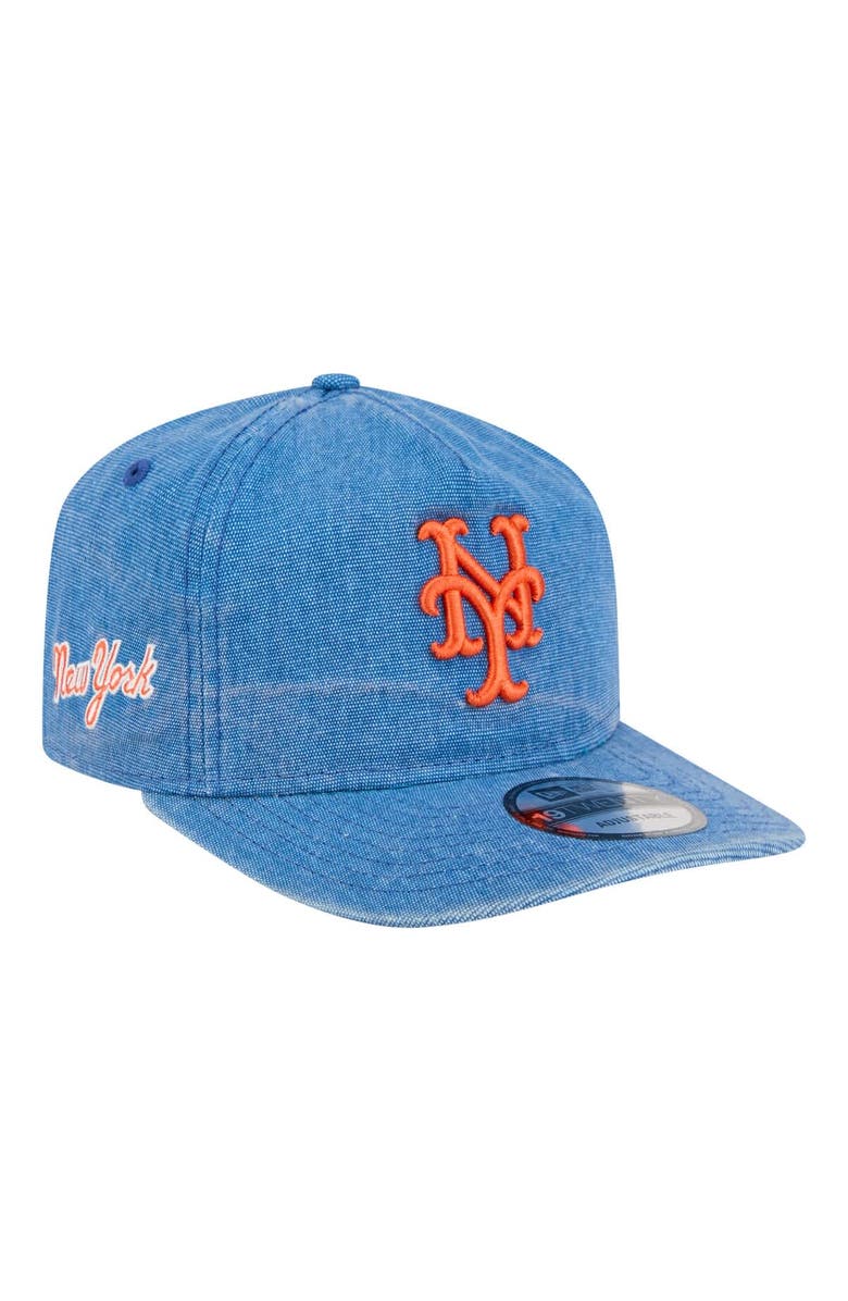 New Era Men's New Era Royal New York Mets Throwback Denim Classic 19TWENTY Adjustable Hat, Alternate, color, Royal