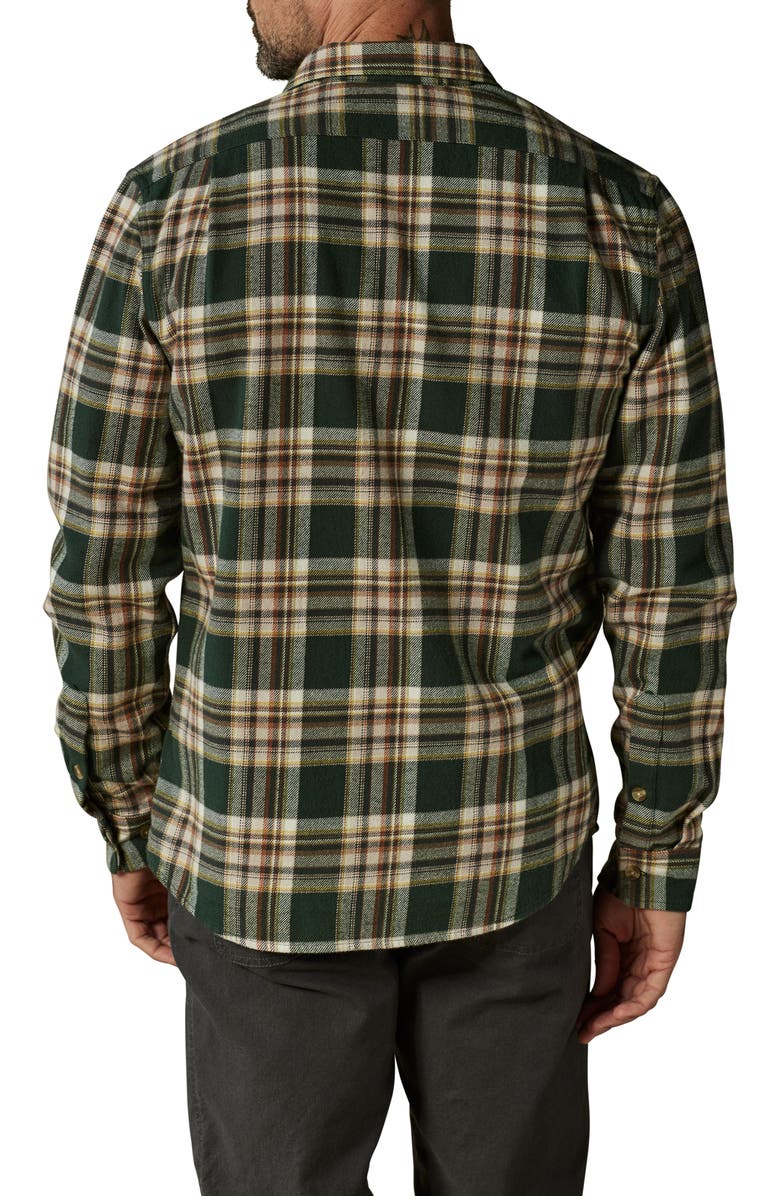 The Normal Brand Louis Heavyweight Flannel Overshirt, Alternate, color, Elmwood Plaid