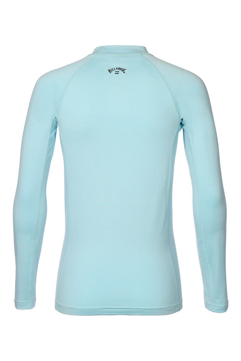Kids' Arch Long Sleeve Rashguard, Alternate, color, COASTAL BLUE