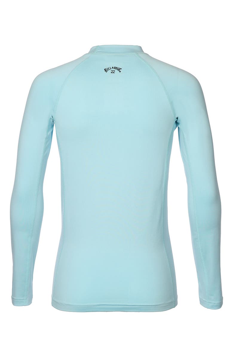 Billabong Kids' Arch Long Sleeve Rashguard, Alternate, color, Coastal Blue