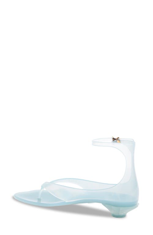 Chloé Jelly Sandals With Ankle Strap And Transparent Design In Spearmint