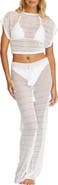 PQ SWIM Bree Boho Open Stitch Cover-Up Pants