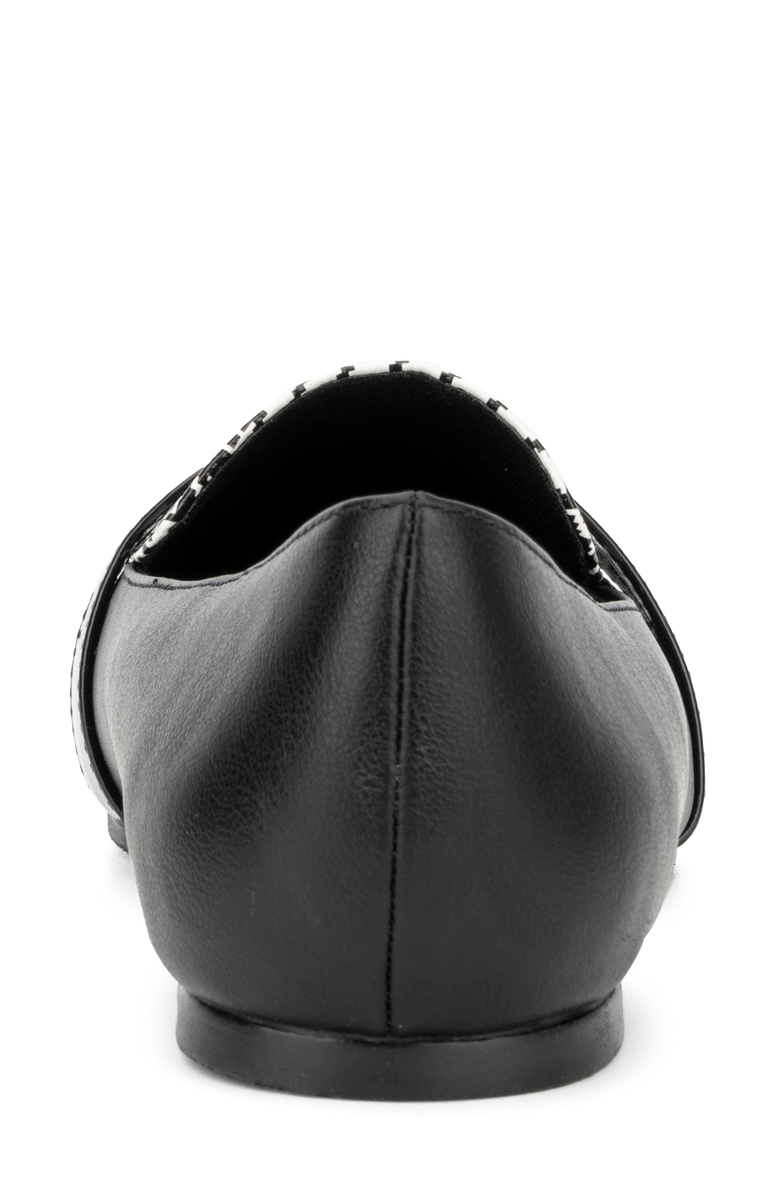 NEW YORK AND COMPANY Verity Houndstooth Loafer, Alternate, color, Black/ White