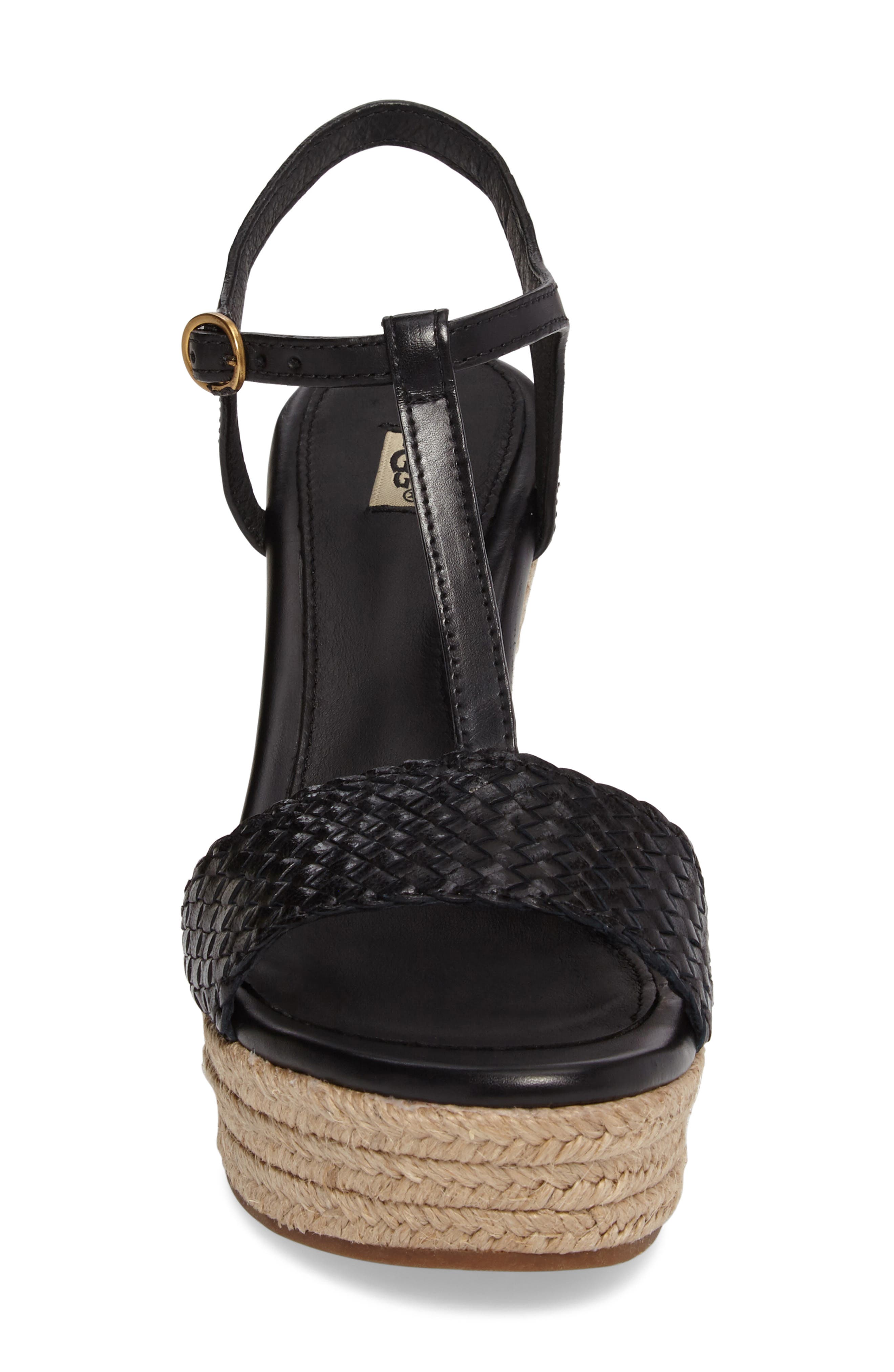 UGG<sup>®</sup> Fitchie II Espadrille Wedge Sandal, Alternate, color, 