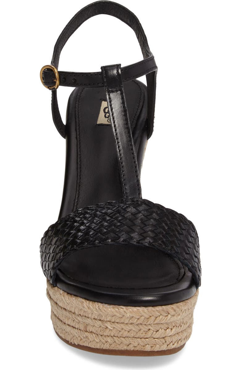 UGG<sup>®</sup> Fitchie II Espadrille Wedge Sandal, Alternate, color,