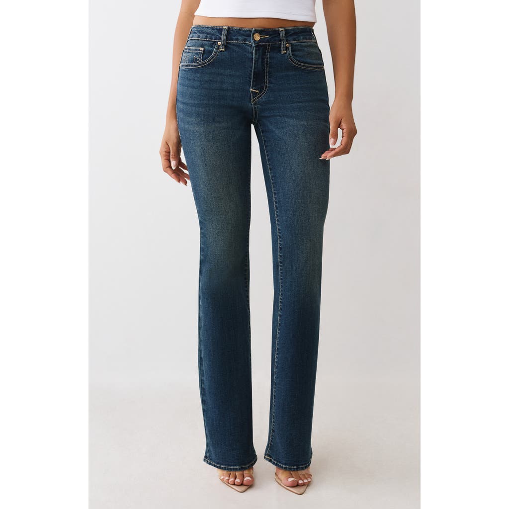True Religion Becca Bootcut Jeans In Gray