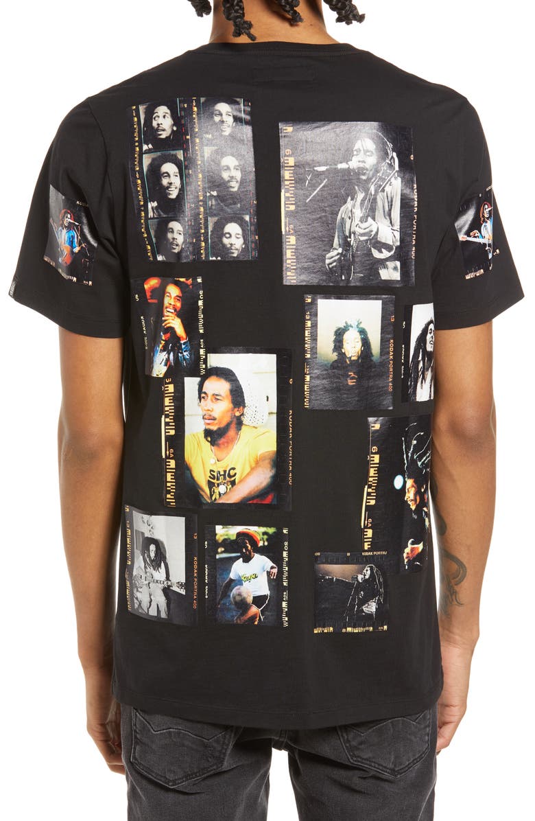 Cult of Individuality Bob Marley Men's Graphic Tee, Alternate, color, 
