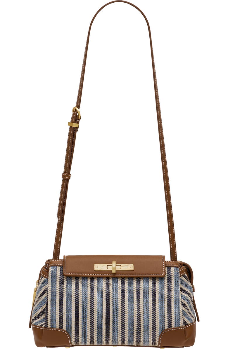 HAMMITT Medium Shoulder Bag, Alternate, color, Cabana Blue/ Brushed Gold