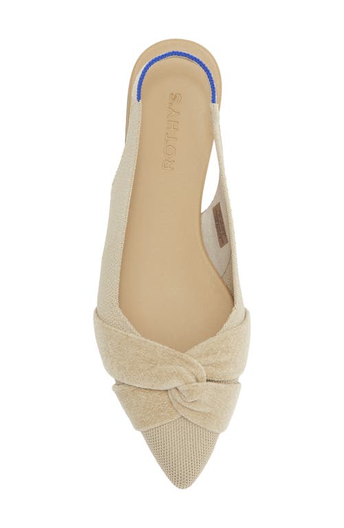 Rothys Rothy's The Twist Point Slingback In Neutral