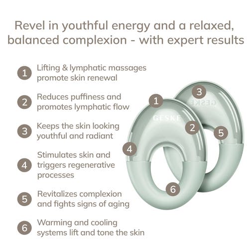 Geske Smartappguided Cool & Warm Eye Massager | 7 In Green