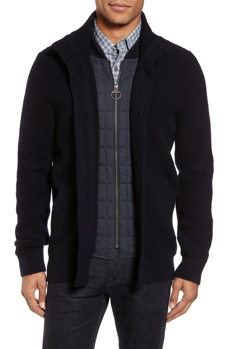 Barbour Helm Wool Cardigan with Bib, Main, color, 