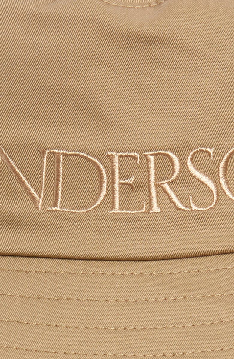 JW Anderson Logo Cotton Twill Bucket Hat, Alternate, color, 