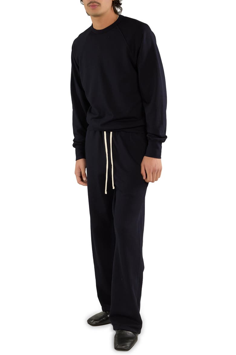 French Terry Classic Pant, Alternate, color, NAVY