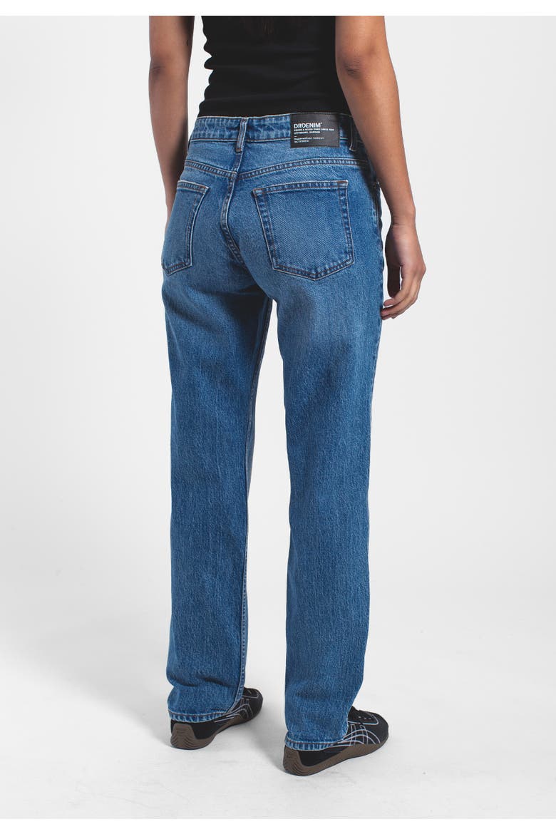 Arch Mid Straight Jeans, Alternate, color, Bay Mid Used