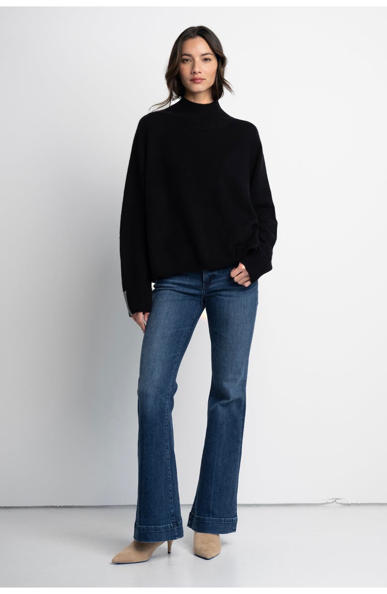 Lisa Todd The Speakeasy Cashmere Sweater, Alternate, color, Onyx