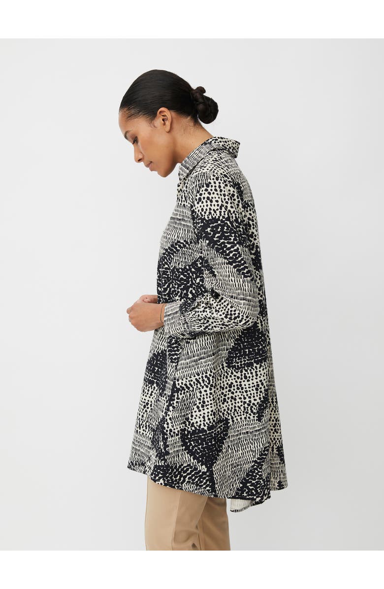 Masai Copenhagen MaIngebeth Loose Fit Longline Shirt, Alternate, color, Black