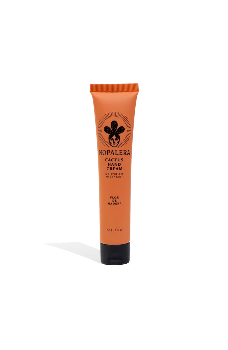 Nopalera Cactus Hand Cream, Flor de Madera, Main, color, Orange
