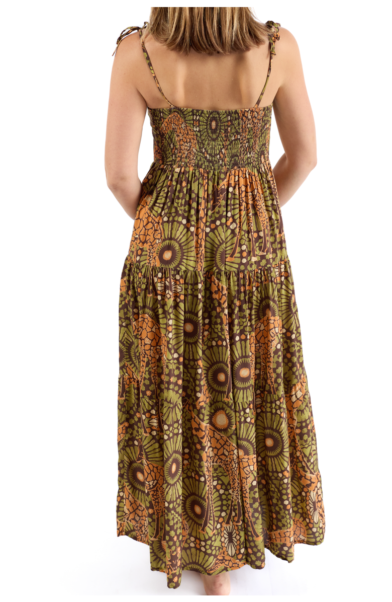 Kenny Flowers The Africa - Resort Dress, Alternate, color, Brown