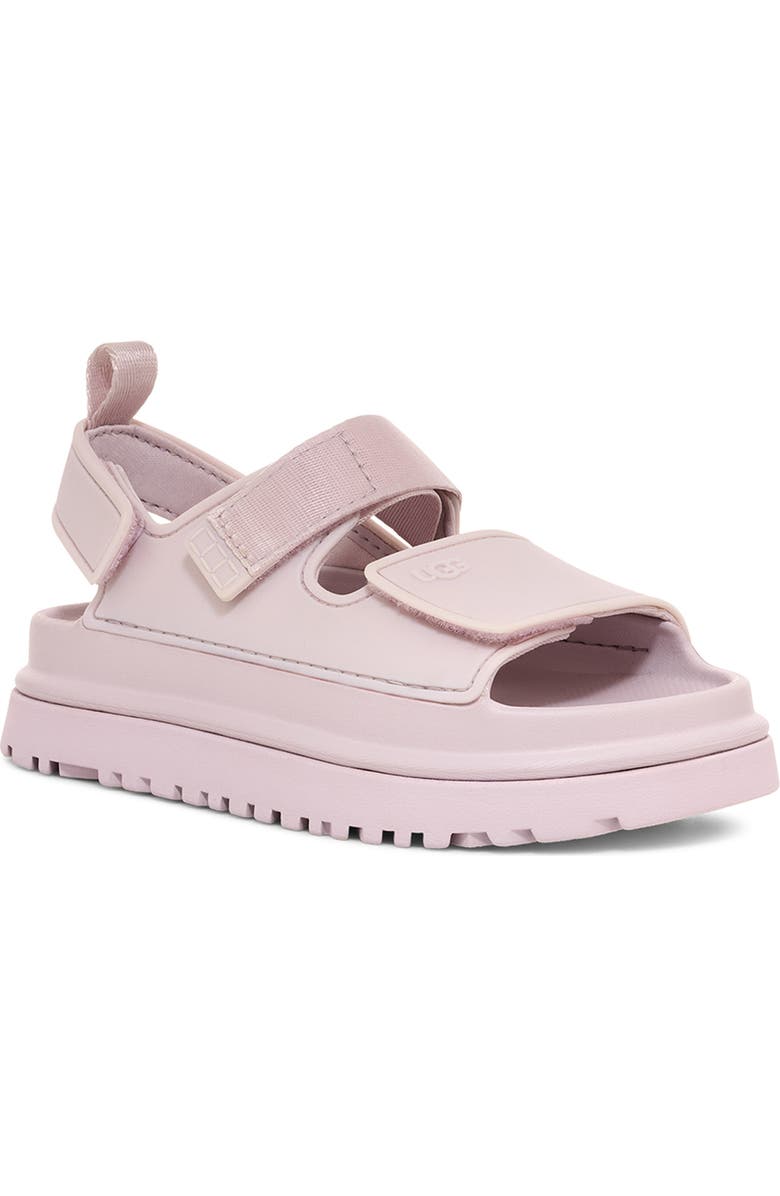 UGG<sup>®</sup> Kids' Goldenglow Water Friendly Slingback Sandal, Main, color, Bay Fog