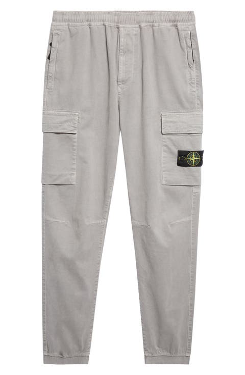 Stretch Cotton Cargo Trousers