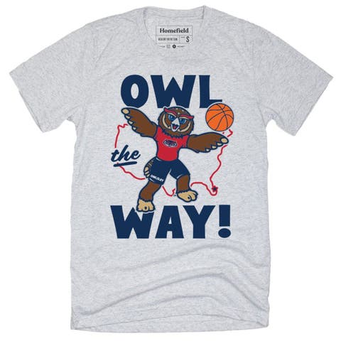 Gray Florida Atlantic Owls Owl The Ways T-Shirt