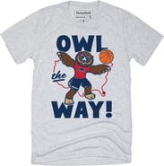 HOMEFIELD Gray Florida Atlantic Owls Owl The Ways T-Shirt