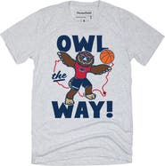 HOMEFIELD Gray Florida Atlantic Owls Owl The Ways T-Shirt
