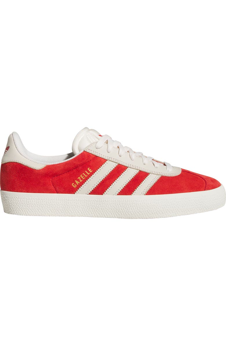 adidas Gender Inclusive Gazelle ADV Skate Shoe, Alternate, color, Better Scarlet
