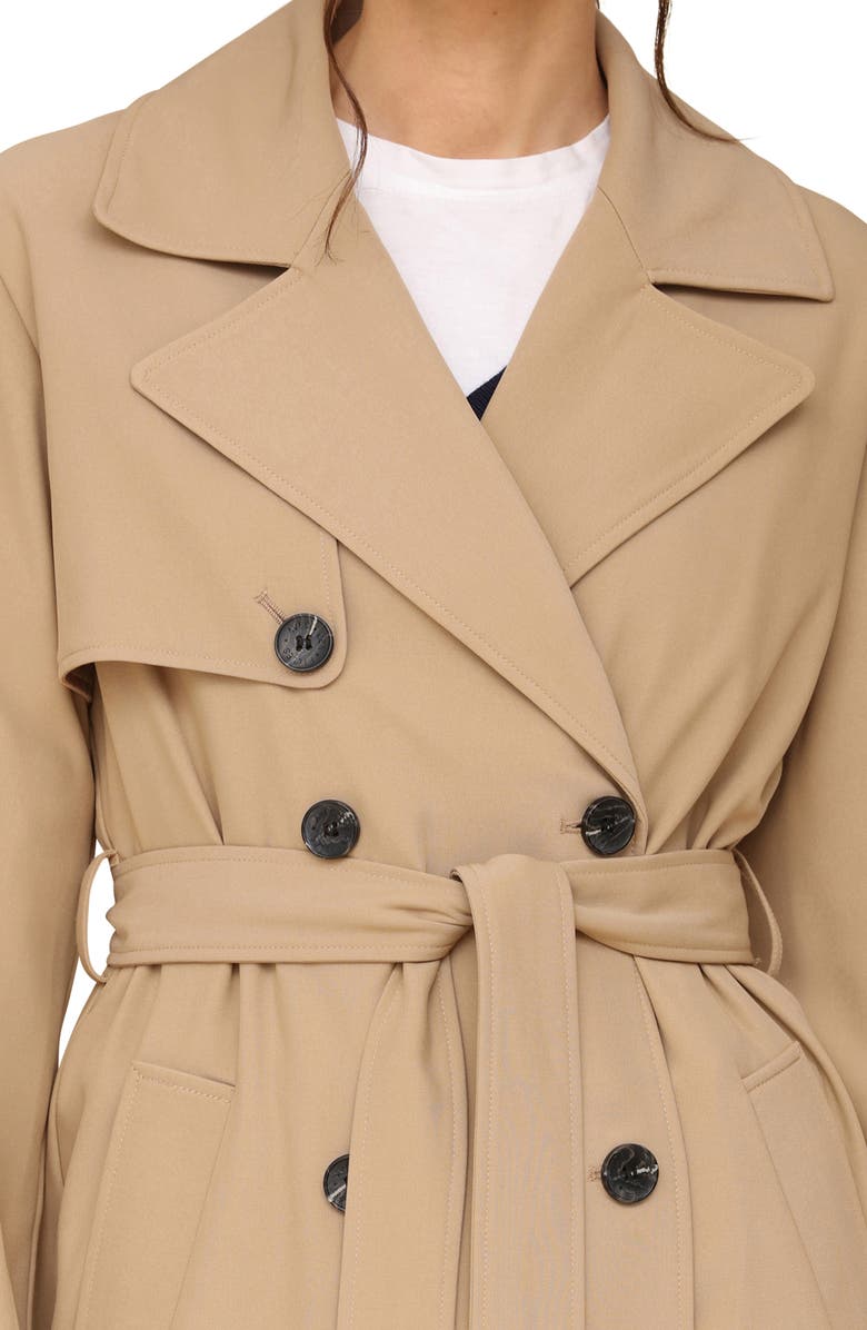 Avec Les Filles Relaxed Fit Button Back Trench Coat, Alternate, color, 