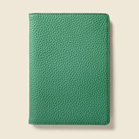 Leather Passport Wallet with RFID Protection