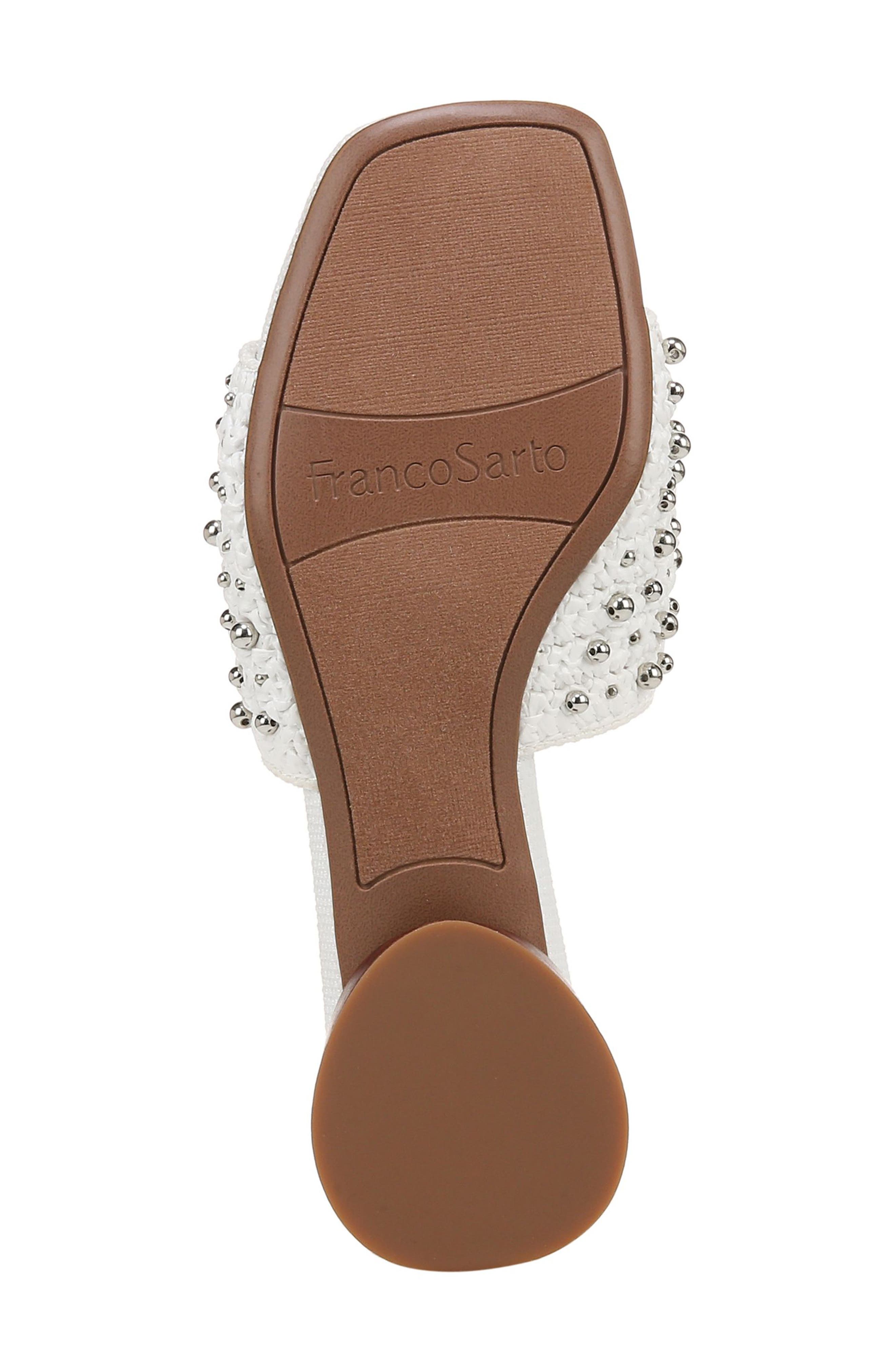 Franco Sarto Loran Sandal, Alternate, color, White/ White