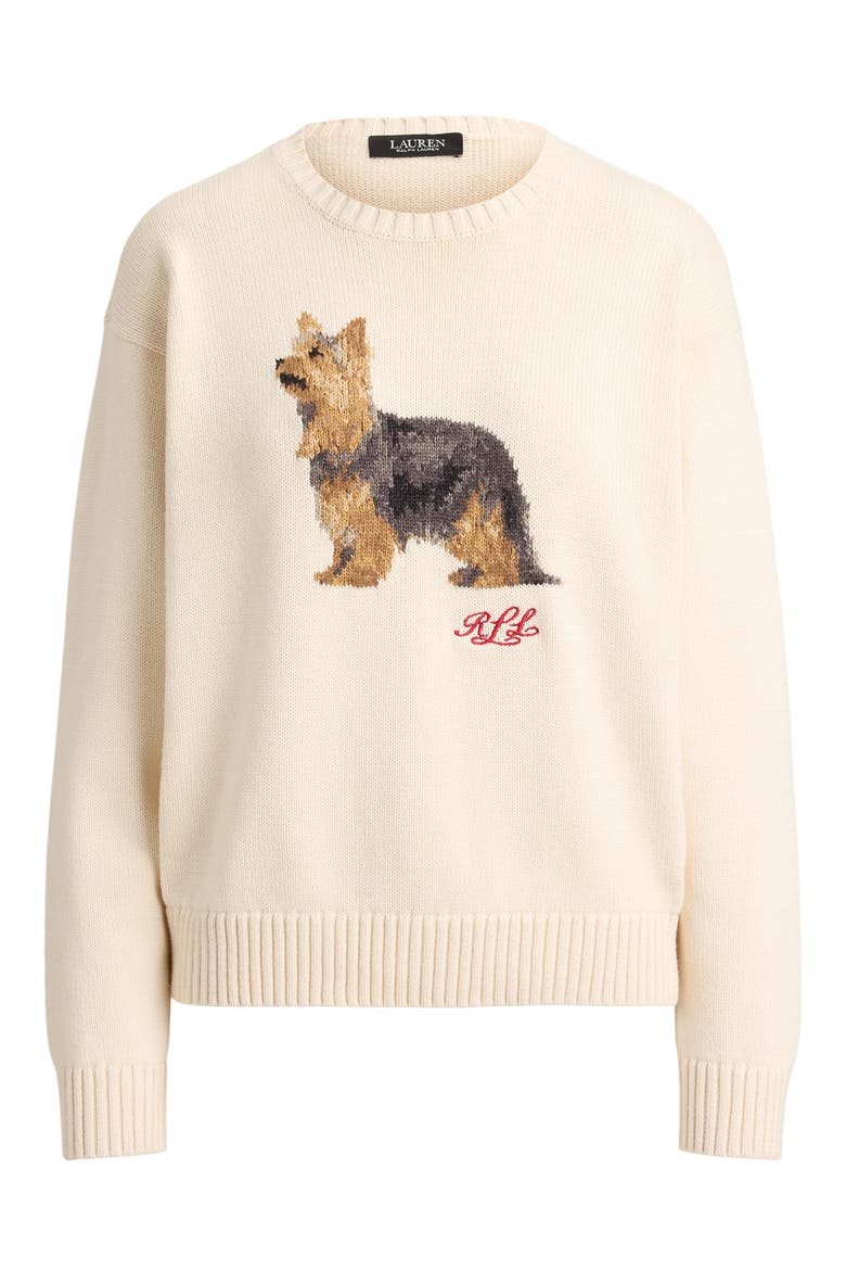 Yorkshire Terrier Sweater, Alternate, color, CREAM