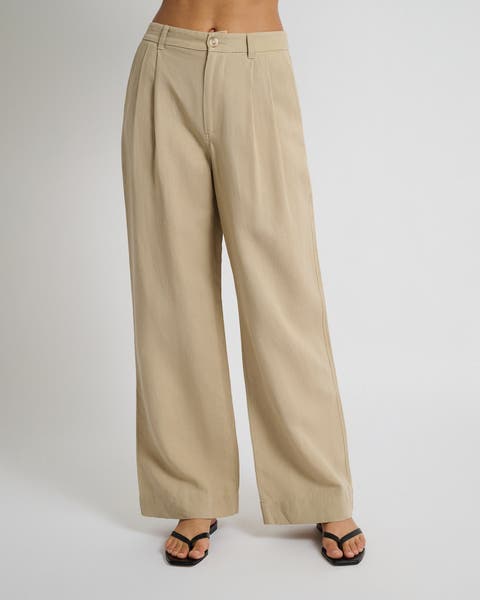 Air Linen Pleated Trouser
