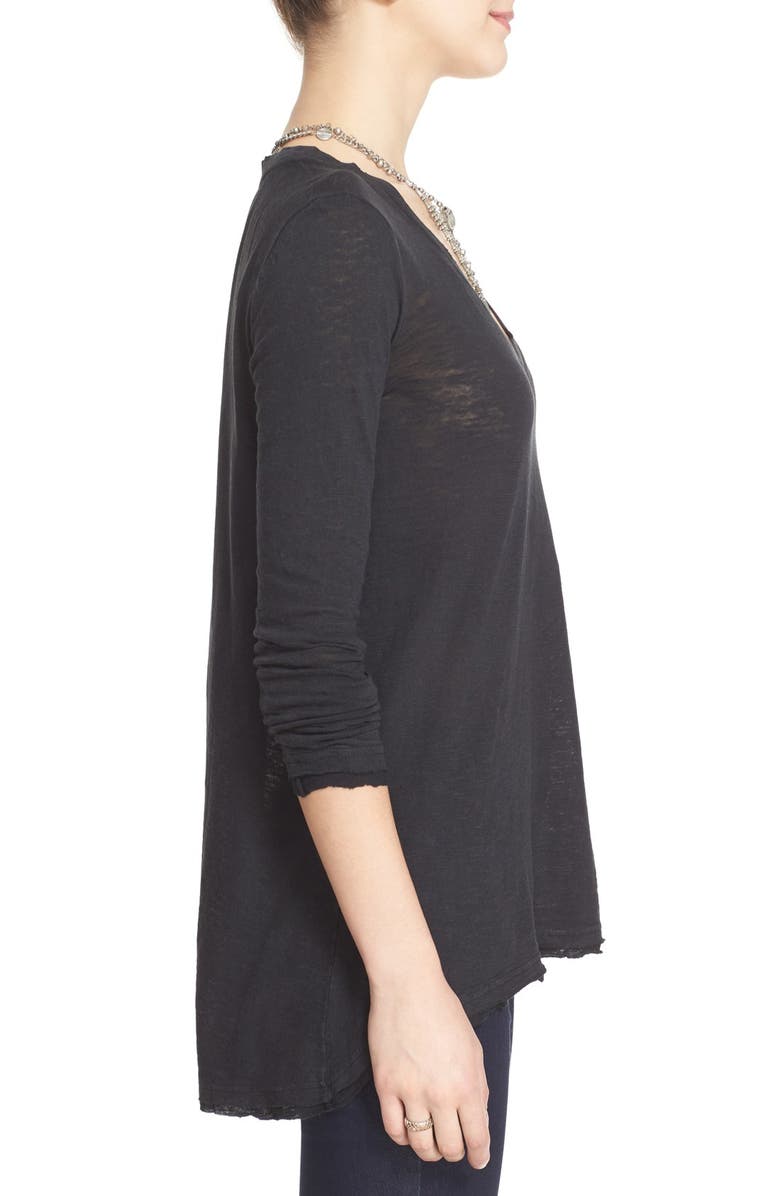 Free People 'Anna' Burnout High/Low Tee, Alternate, color,