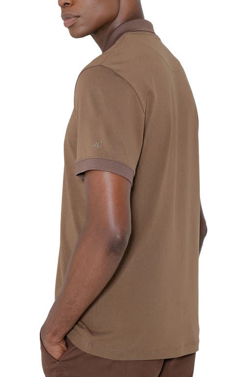 Urban Performance Pima Cotton Tech Polo With Uv Protection In Brown