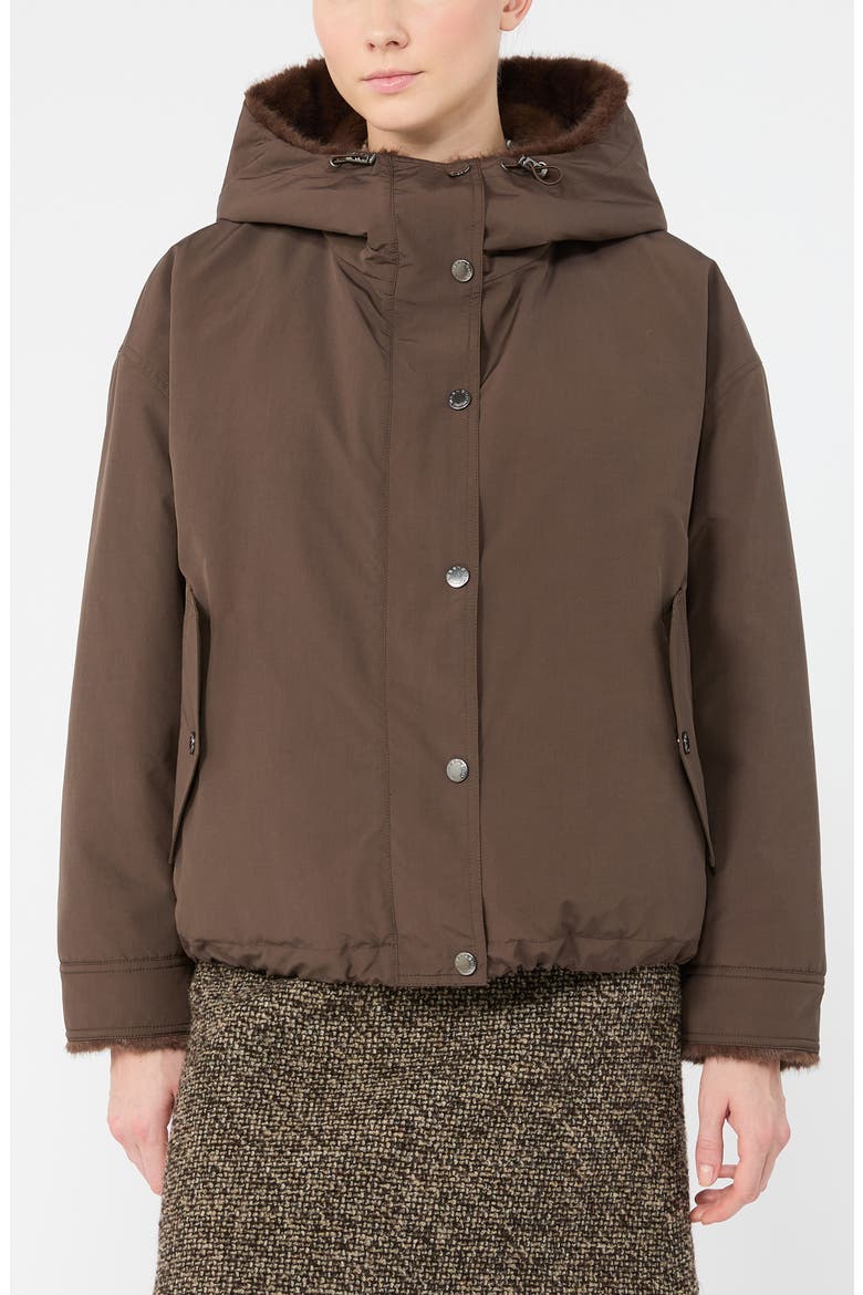 Wkdzanna Hooded Jacket, Main, color, BROWN