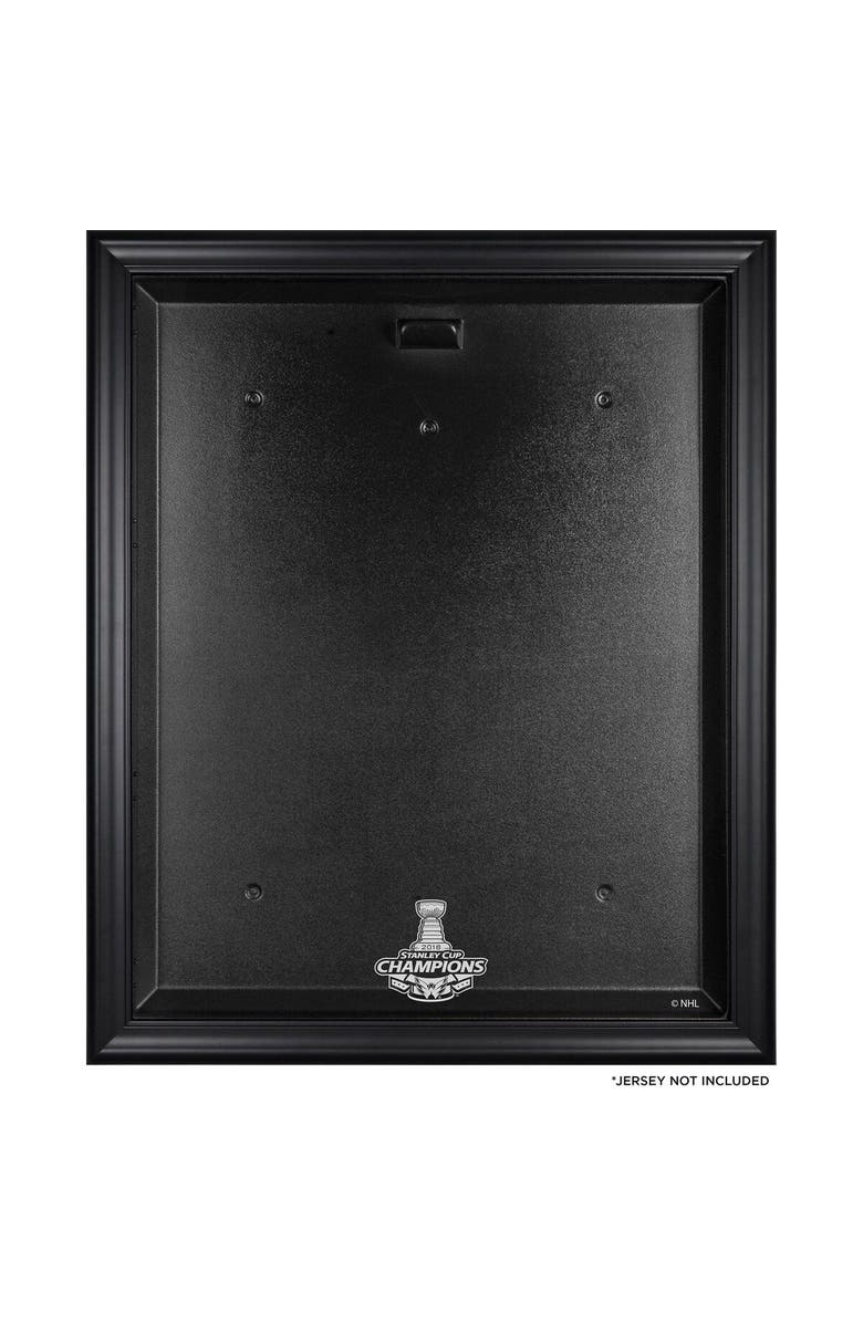 FANATICS AUTHENTIC Washington Capitals 2018 Stanley Cup Champions Black Framed Jersey Display Case, Main, color, 