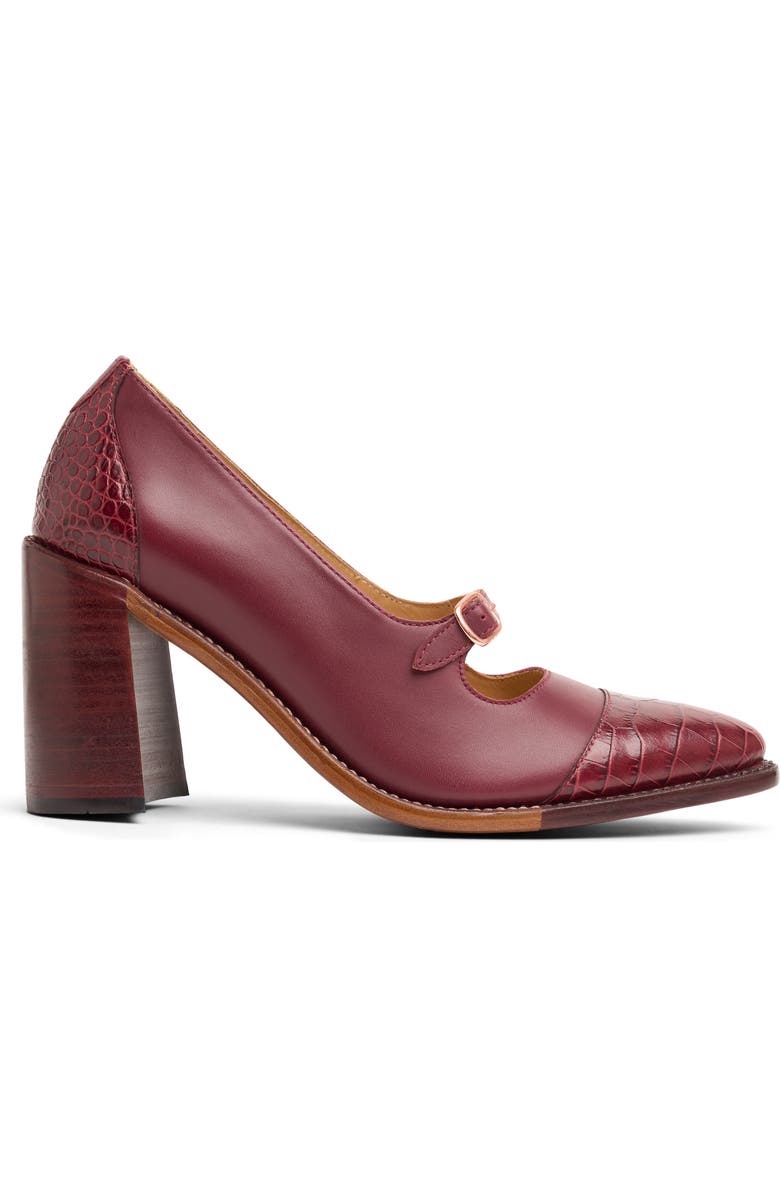 The Office of Angela Scott Miss Eliza Mary Jane Pointed Cap Toe Pump, Alternate, color,