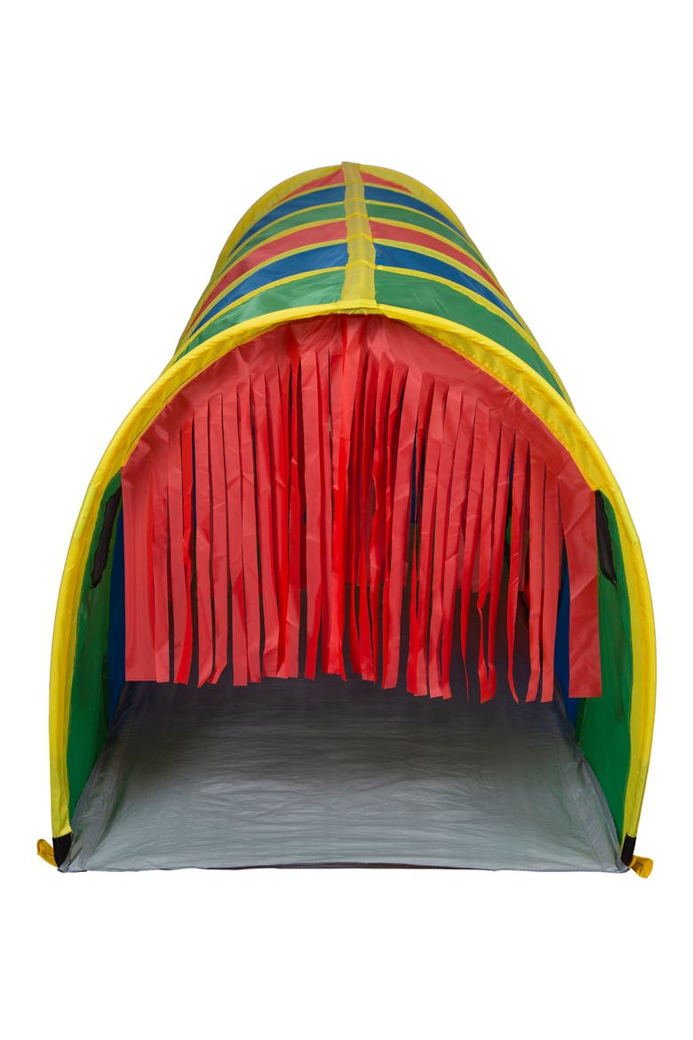 Super Sensory 9-Foot Walk-Through Tunnel, Alternate, color, RED BLUE YELLOW GREEN