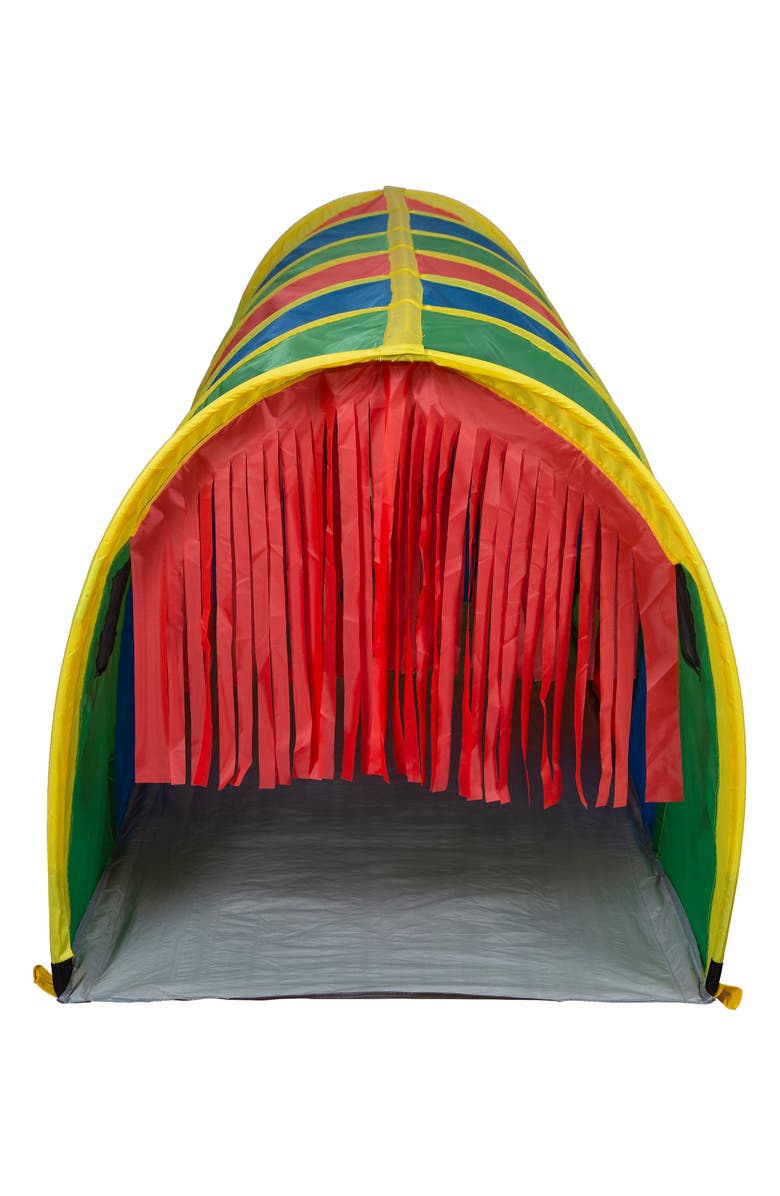 Pacific Play Tents Super Sensory 9-Foot Walk-Through Tunnel, Alternate, color, Red Blue Yellow Green
