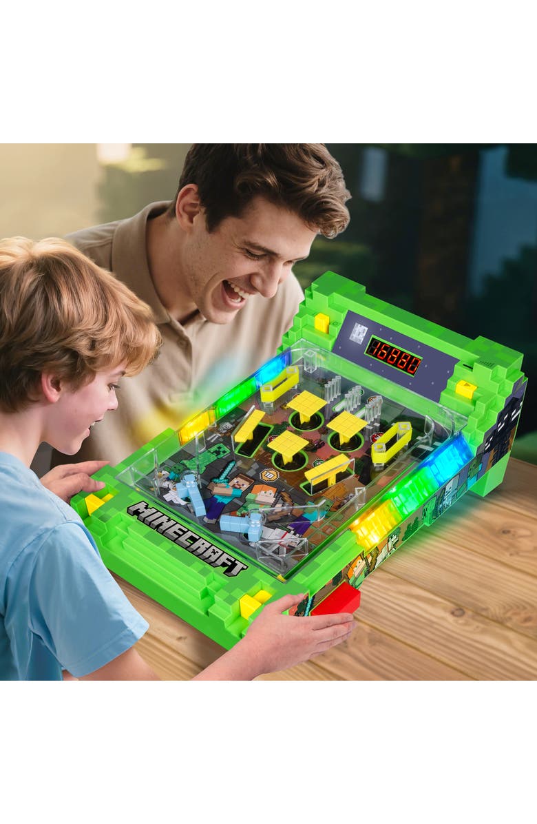 MINECRAFT Arcade Pinball - Overworld - Lights & Sounds Tabletop Game, Kids 6+, Alternate, color, Multicolored
