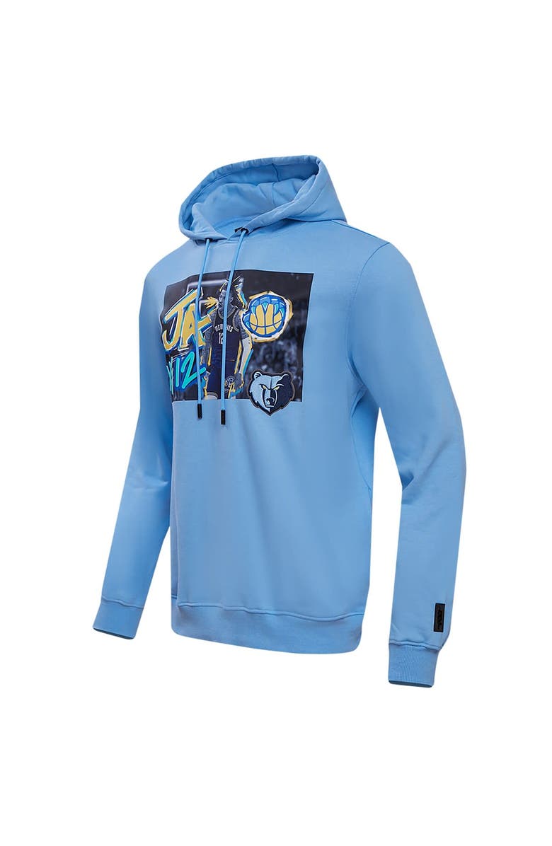 PRO STANDARD Men's Pro Standard Ja Morant Light Blue Memphis Grizzlies Player Yearbook Pullover Hoodie, Alternate, color,
